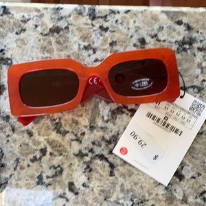 NWT Zara red sunglasses